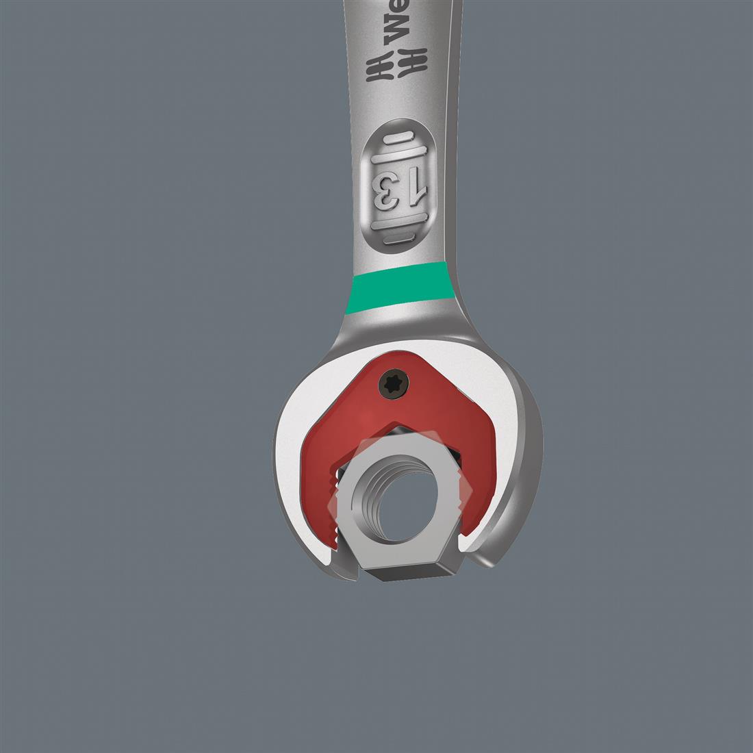 Miniatuur van Wera ringratel steeksleutelset omschakelbaar 10/13/17/19mm in etui Joker - 4-delig (05020090001)