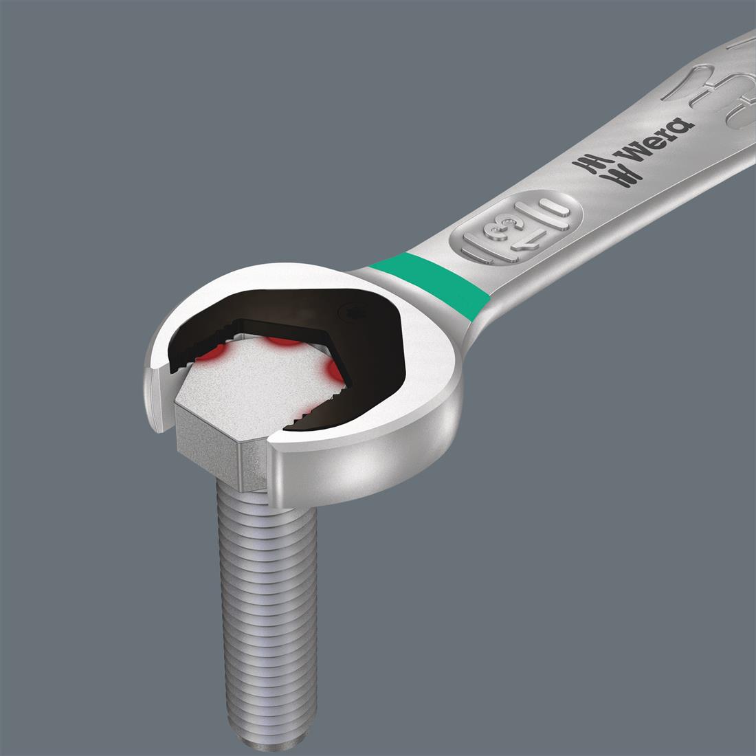 Miniatuur van Wera ringratel steeksleutelset omschakelbaar 10/13/17/19mm in etui Joker - 4-delig (05020090001)