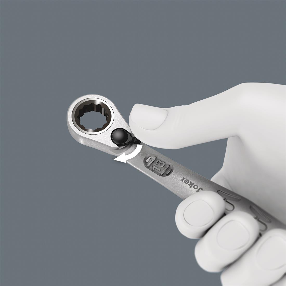 Miniatuur van Wera ringratel steeksleutel omschakelbaar 19mm Joker (05020074001)