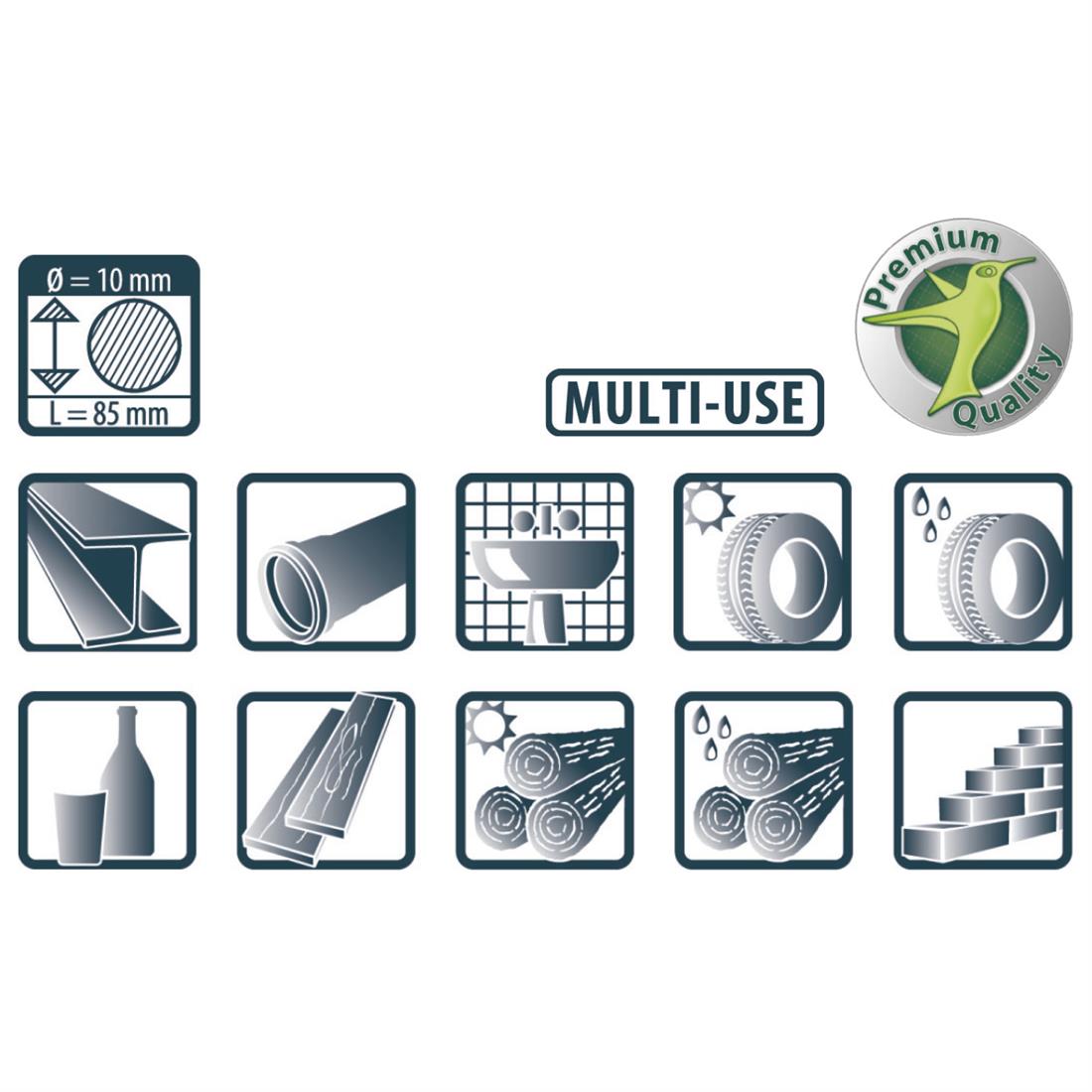 Miniatuur van Pica visor permanent marker 990/46 - zwart (PI99046)