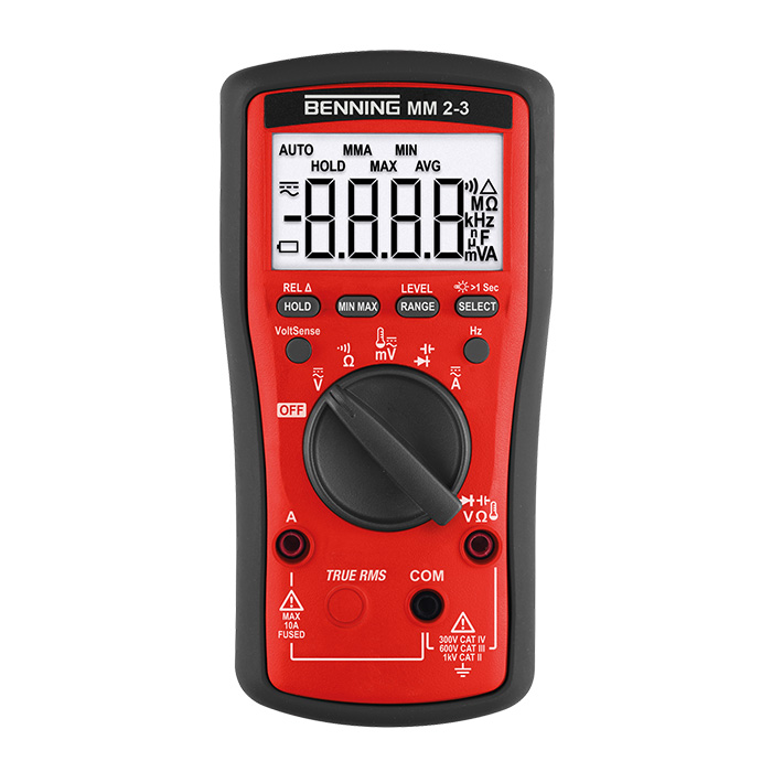 Miniatuur van Benning MM 2-3 digitale multimeter True RMS (044693)