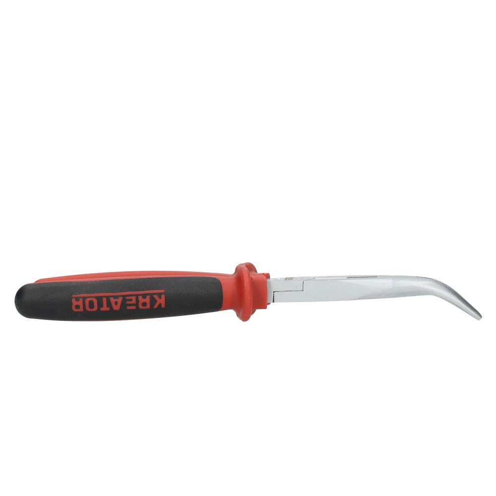 Miniatuur van Kreator gebogen langbek punttang profi 200mm met 2-comp handvat (KRT604102)