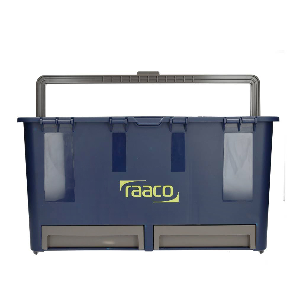 Miniatuur van RAACO kunststof gereedschapskist Compact 47 incl. lades en inzetbakken 540x292x296mm - blauw (136600)