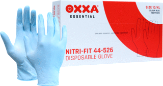 Miniatuur van OXXA nitri-fit 44-526 wegwerphandschoenen maat 9 L - doos 100 stuks (1.44.526.09)