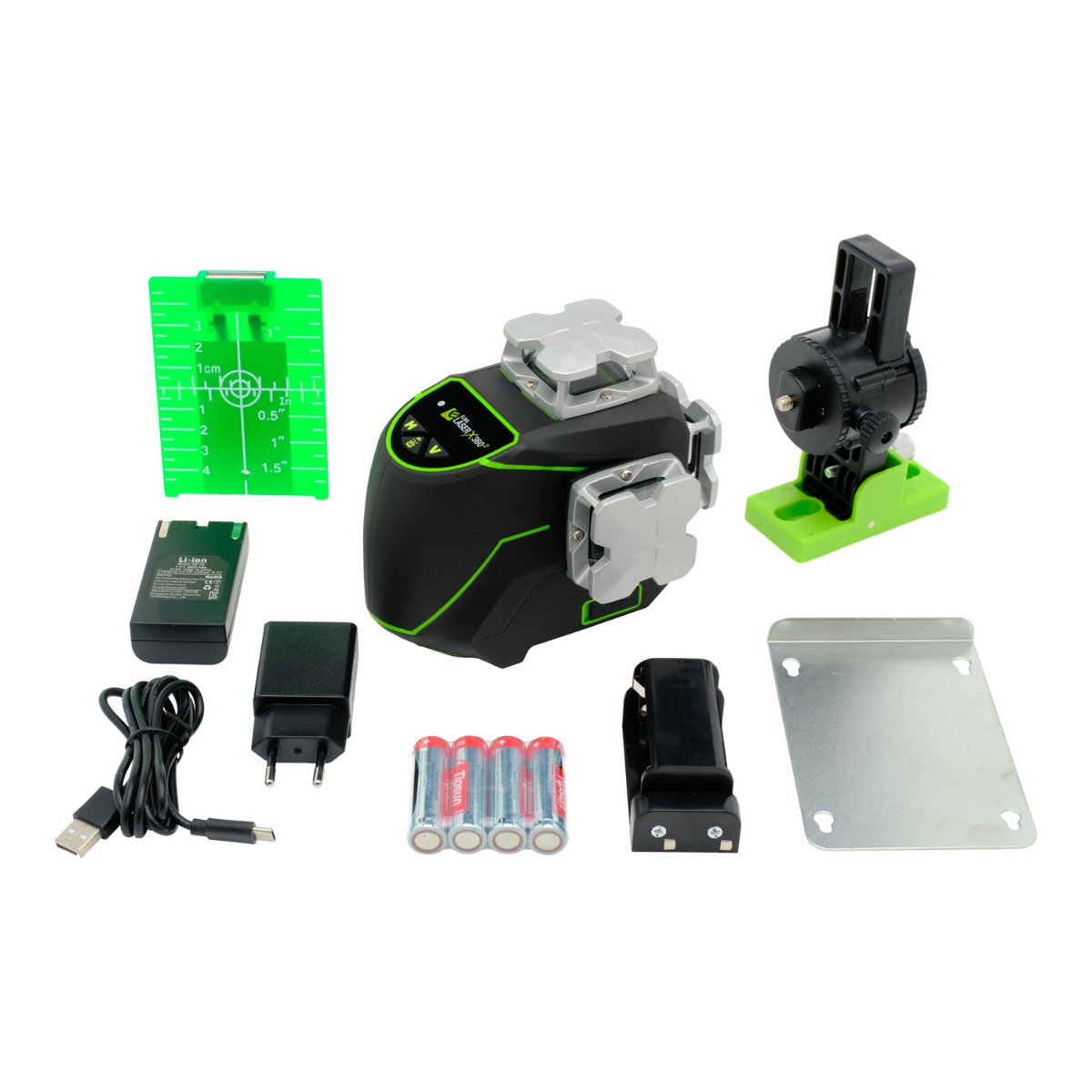 Miniatuur van Elma 3D multi lijnlaser met groene laser 3x360° tot 40 meter (S-ELMA Elma Laser X360-3)