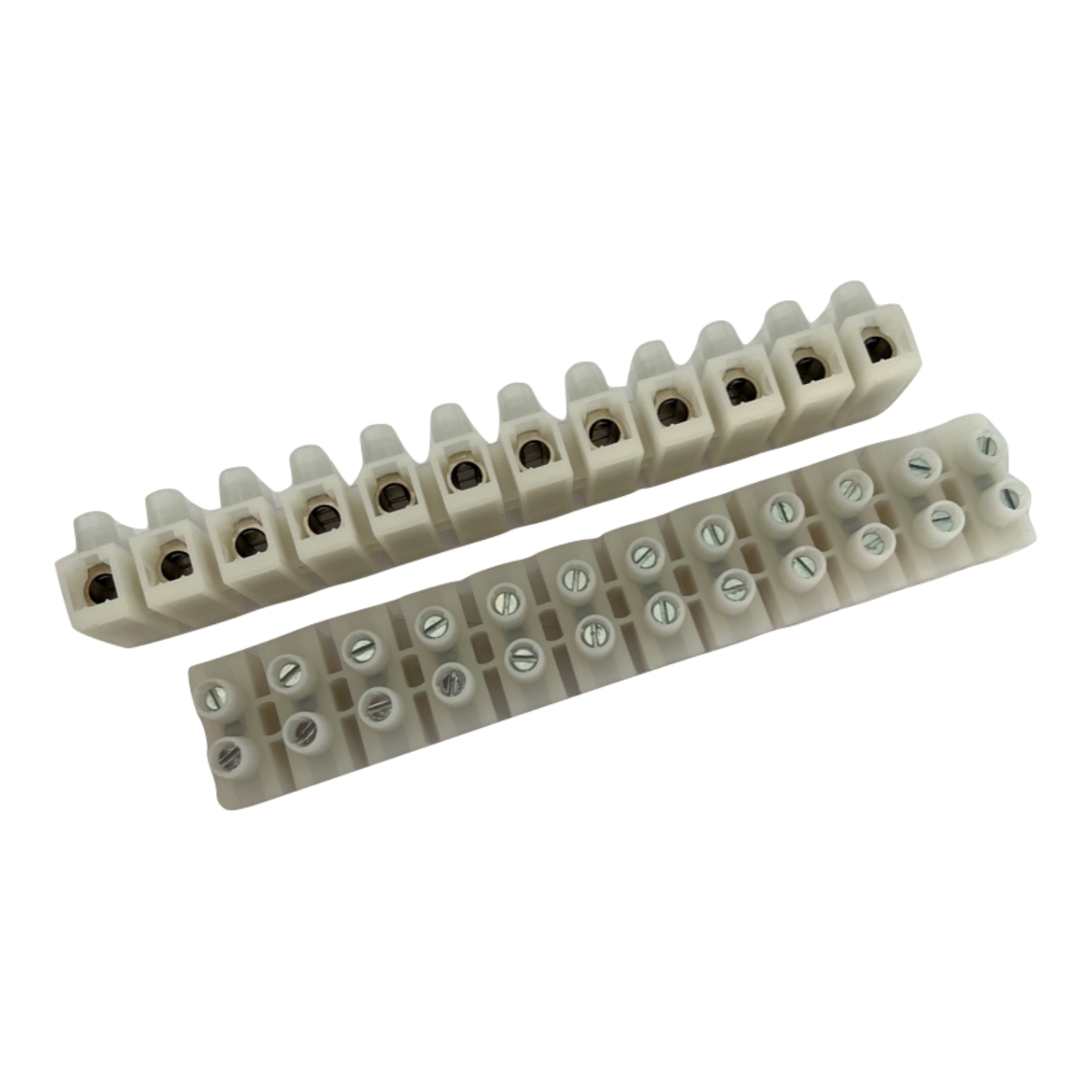 Miniatuur van Tekox kroonsteen met draadbeschermer 12-polig 4mm2 - wit (CH PH1004P12N)
