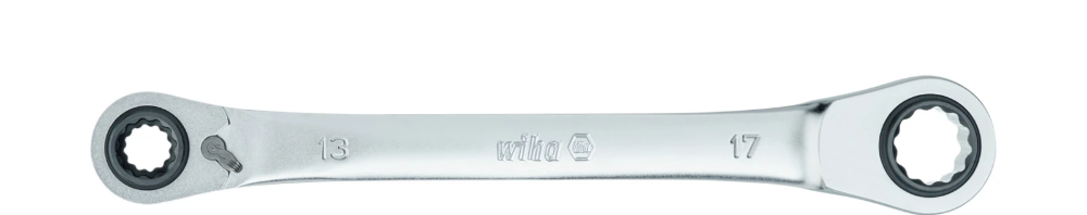 Miniatuur van Wiha ringsleutel met ratel 10x13mm en 17x19mm (45421)