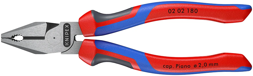 Miniatuur van KNIPEX combinatietang kracht 180mm met 3-comp comfort handgreep KNIPEXtend (0202180)