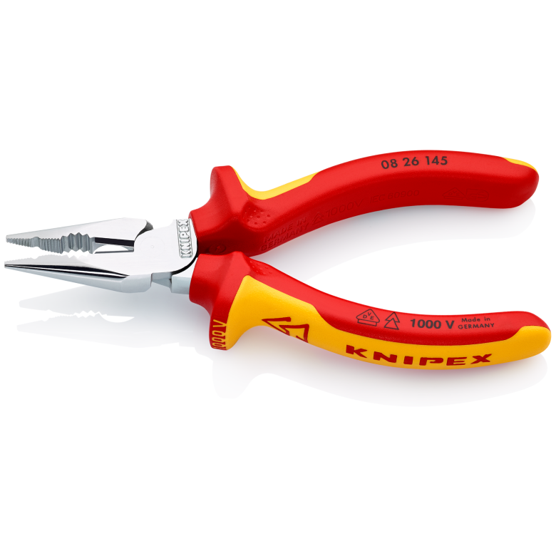 Miniatuur van KNIPEX combinatietang verchroomd 145mm VDE (826145)