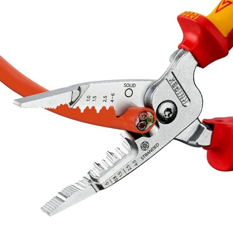 Miniatuur van KNIPEX combinatietang 200mm VDE 6-in-1 zonder hendel (1376200ME)