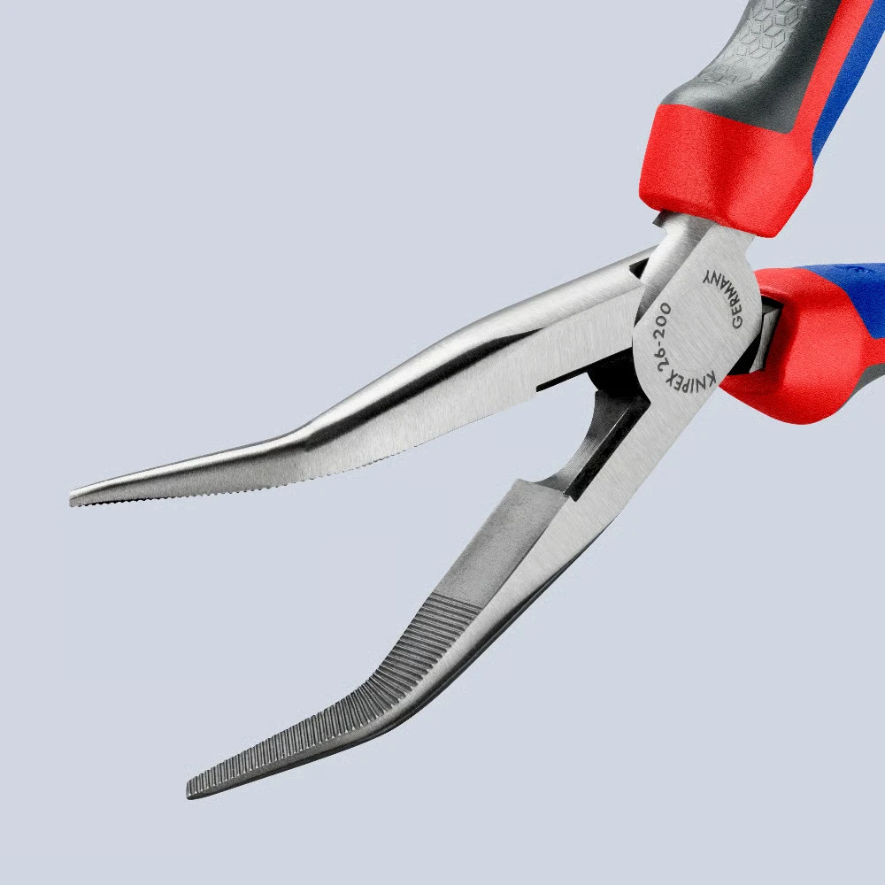 Miniatuur van KNIPEX langbektang 45° + zijsnede 200mm (2622200)