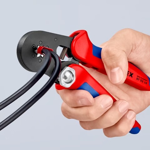 Miniatuur van KNIPEX krimptang adereindhulzen zeskant hexagonaal 0.08-10mm² (97 53 14)