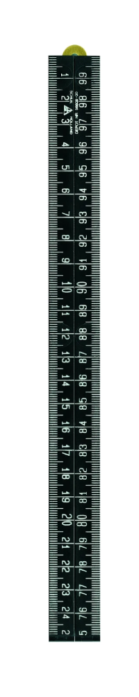 Miniatuur van Schuil duimstok kunststof zwart 1 meter (8625)