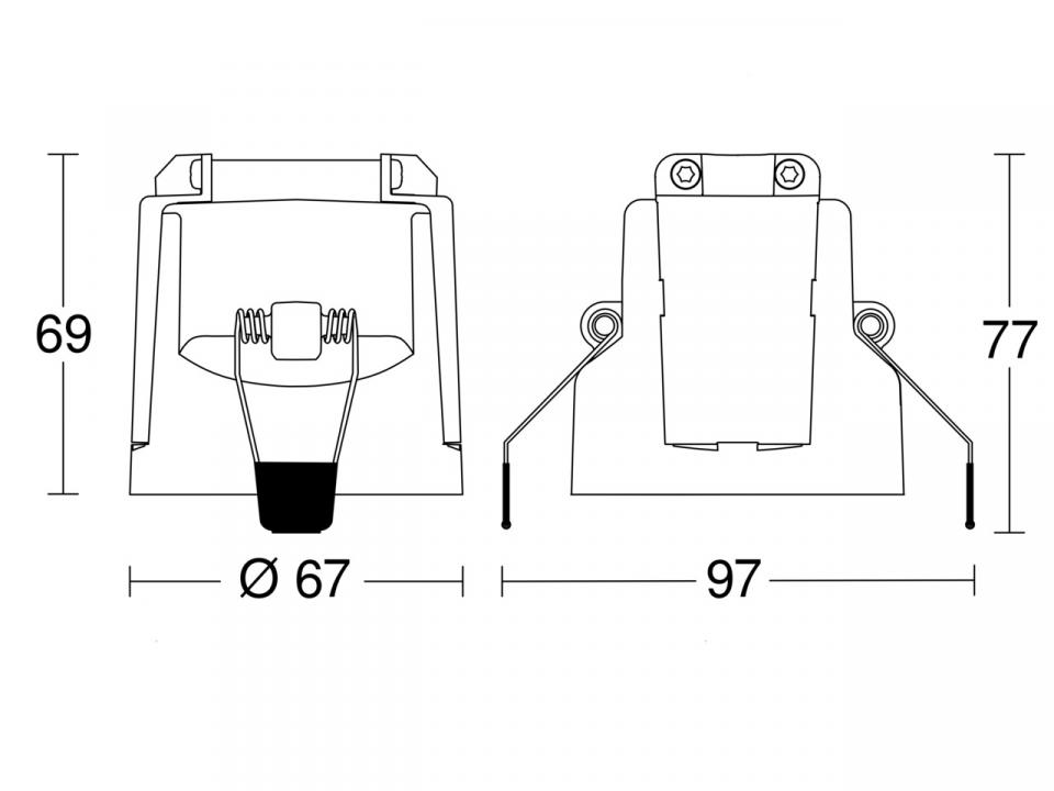 Miniatuur van STEINEL bewegingsmelder plafond inbouw MD-8 ECO COM1 - wit (087807)