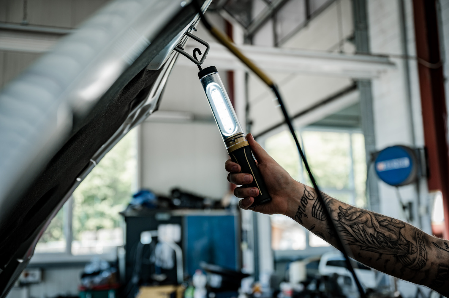 Miniatuur van BRENNENSTUHL werklamp met accu 520lm 6500K IP54 (1175580)