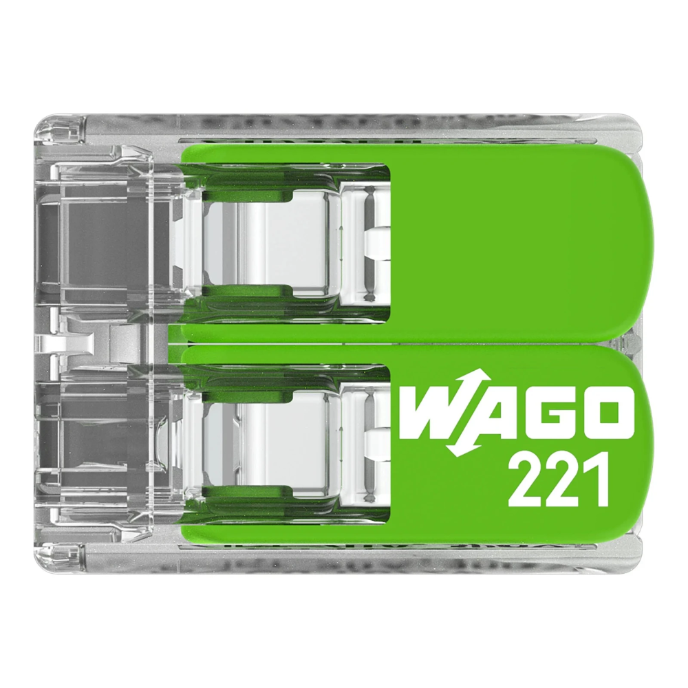Miniatuur van Wago lasklem 2-voudig 4mm² 100 stuks (221-422)