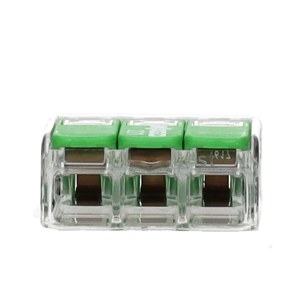 Miniatuur van Wago lasklem 3-voudig 4mm2 per 50 stuks (221-423)
