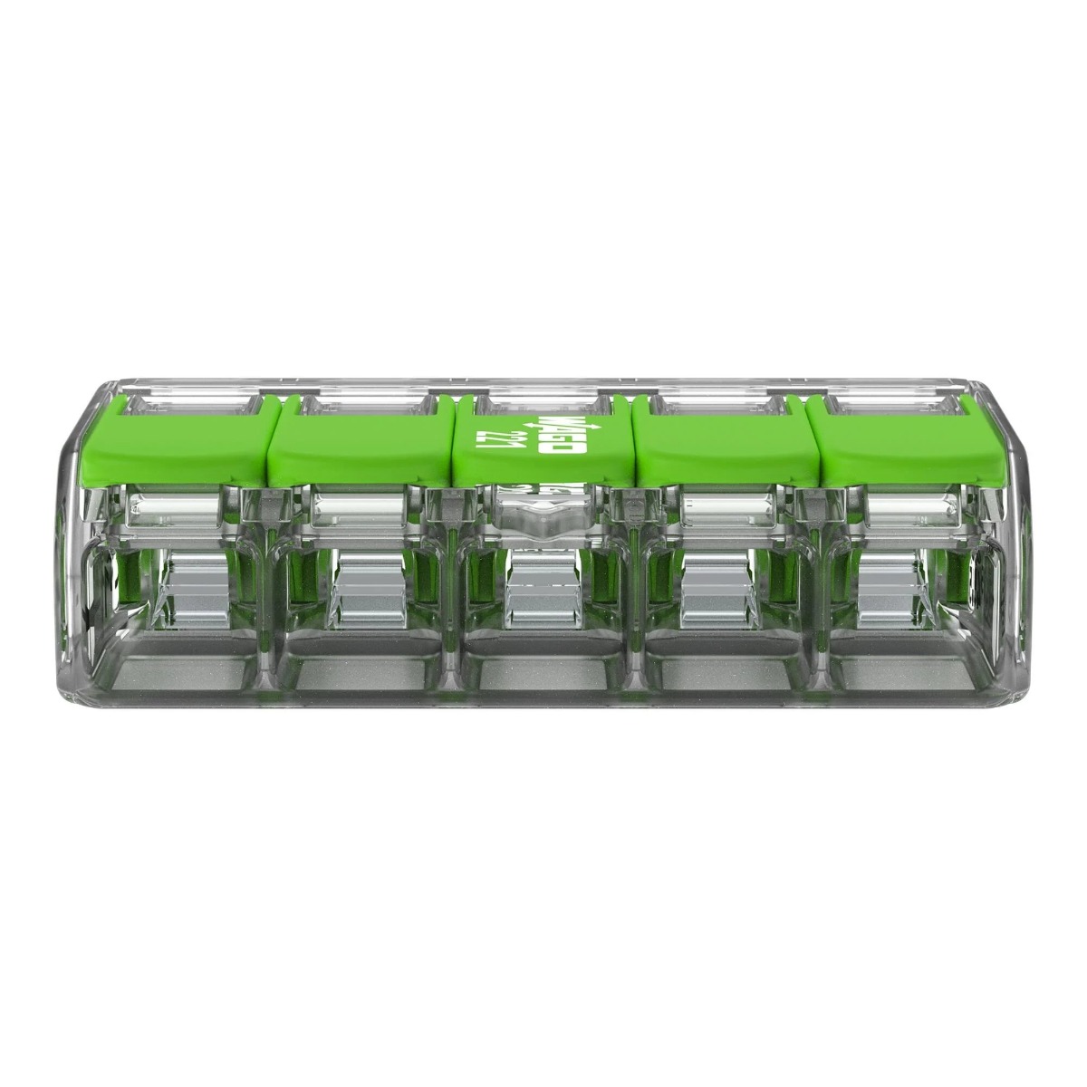 Miniatuur van Wago lasklem 5-voudig 4 mm² per 25 stuks (221-425)
