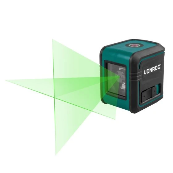 Miniatuur van VONROC kruislijnlaser met groene laser tot 18 meter (LL502DC)