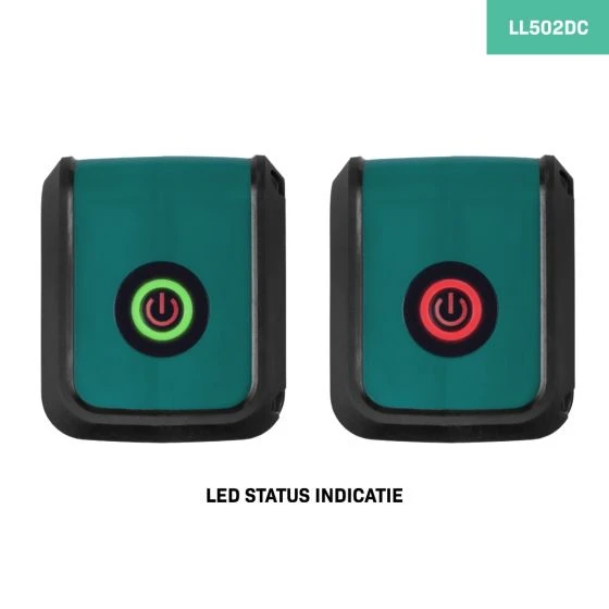 Miniatuur van VONROC kruislijnlaser met groene laser tot 18 meter (LL502DC)