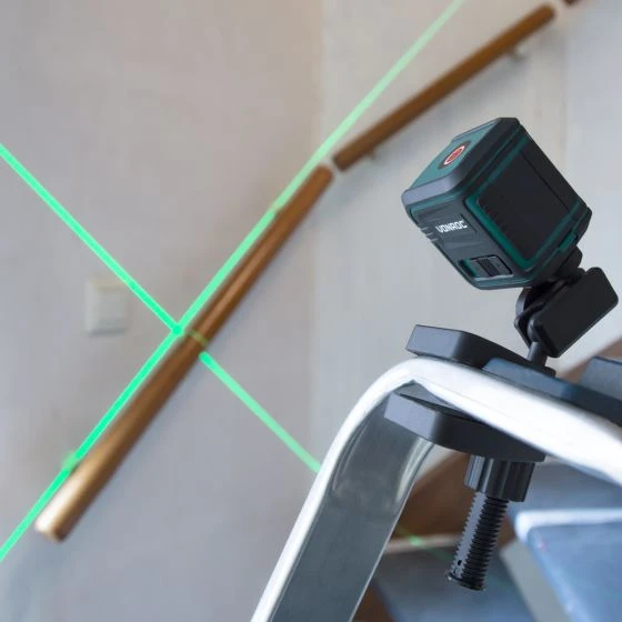 Miniatuur van VONROC kruislijnlaser met groene laser tot 18 meter (LL502DC)