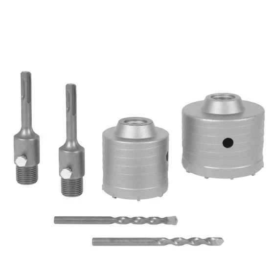 Miniatuur van VONROC gatzagenset SDS-plus 68-82mm in koffer - 2-delig (RH803AA)