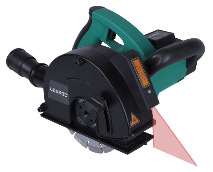Miniatuur van VONROC sleuvenfrees 150mm met laser en 2 diamantschijven 1700W 230V (WC502AC)