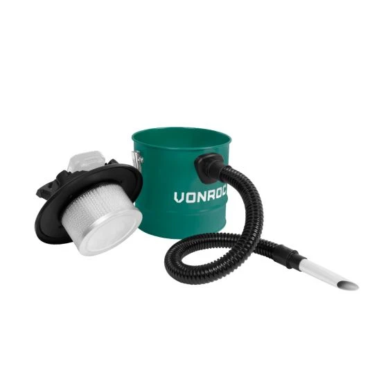 Miniatuur van VONROC accu aszuiger met HEPA filter 12 liter VPOWER 20V - body zonder accu en lader (VC507DC)