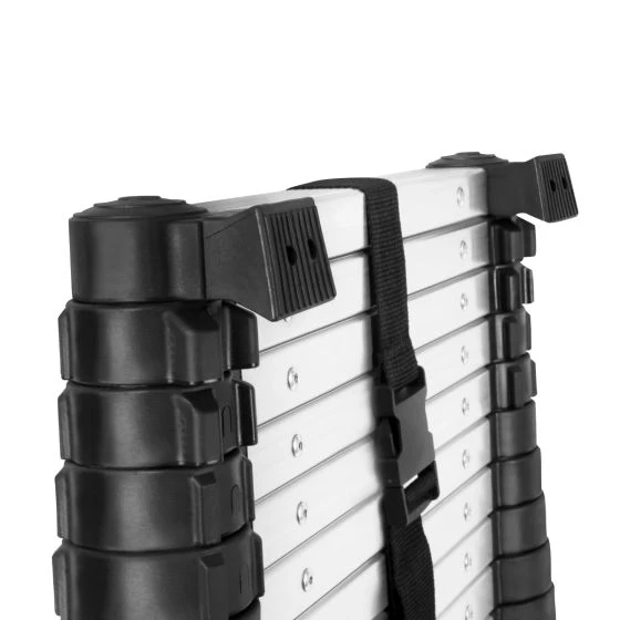 Miniatuur van VONROC telescoopladder PRO met softclose en dwarsbalk 3,2m (werkhoogte 3,8m) (TL504XX)