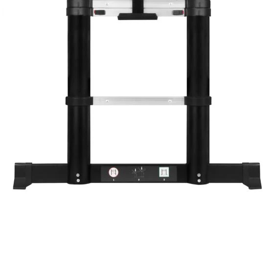 Miniatuur van VONROC telescoopladder PRO met softclose en dwarsbalk 3,2m (werkhoogte 3,8m) (TL504XX)