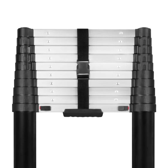 Miniatuur van VONROC telescoopladder PRO met softclose en dwarsbalk 3,2m (werkhoogte 3,8m) (TL504XX)