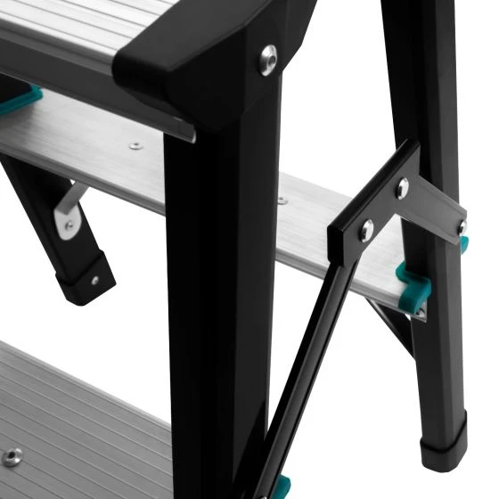 Miniatuur van VONROC dubbele trap PRO 2 treden antislip max 150kg 43cm (SL502XX)