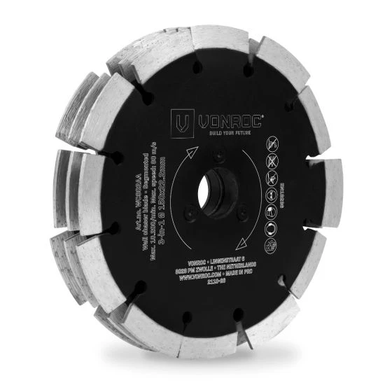 Miniatuur van VONROC 3-in-1 diamantzaagblad 150mm sleufbreedte 30mm as 22.2mm voor WC503AC (WC802AA)