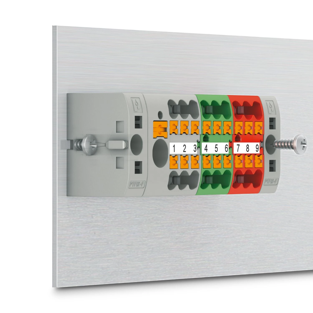 Miniatuur van Phoenix Contact rijgklem met push-in aansluiting 19-draads 2.5mm2 - paars per 8 stuks (PTFIX 6/18X2,5 VT)