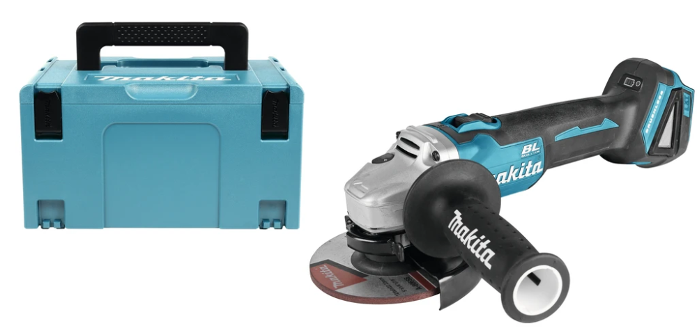 Miniatuur van Makita accu haakse slijper 125mm 18V basic body in Mbox (DGA504ZJ)