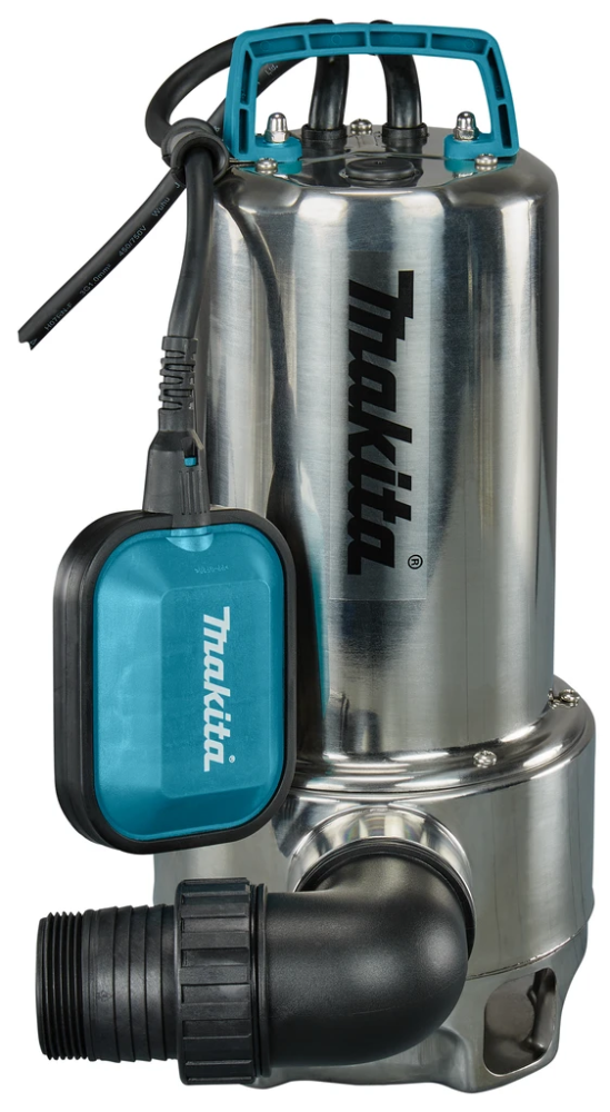 Miniatuur van Makita vuil- en schoonwater dompelpomp 15000 l/h geintegreerde vlotter IPX8 1100W 230V (PF1110)