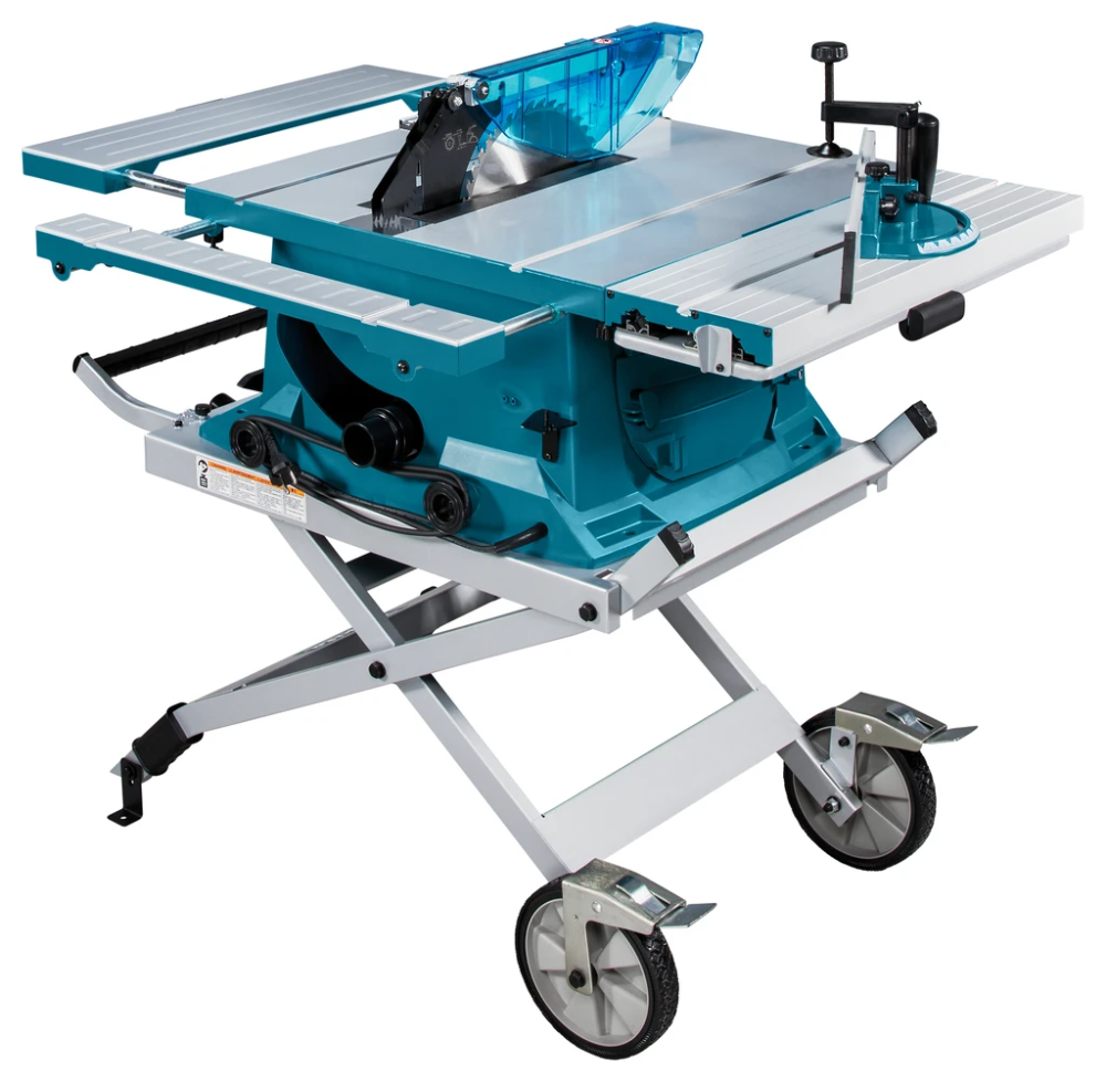 Miniatuur van Makita zaagtafel 260mm 1500W 230V met onderstel met wielen (MLT100NX1)