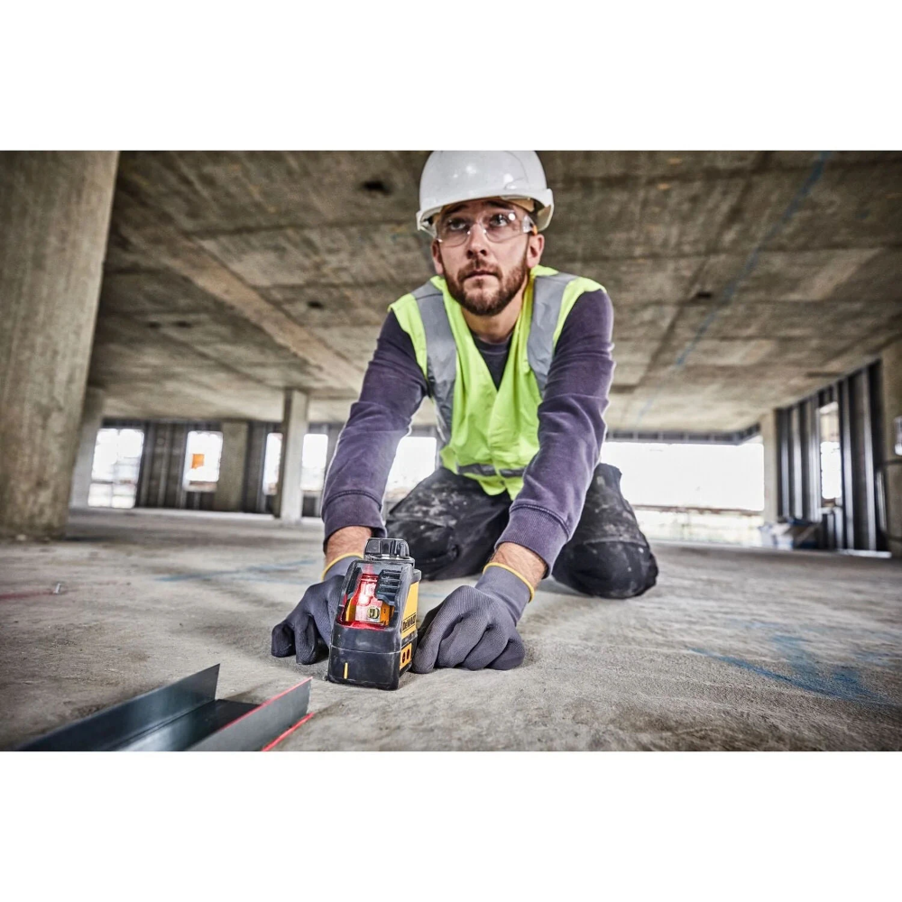 Miniatuur van DeWALT kruislijnlaser 2 stralen rood 15 meter AA met beugel (DW088K-XJ)