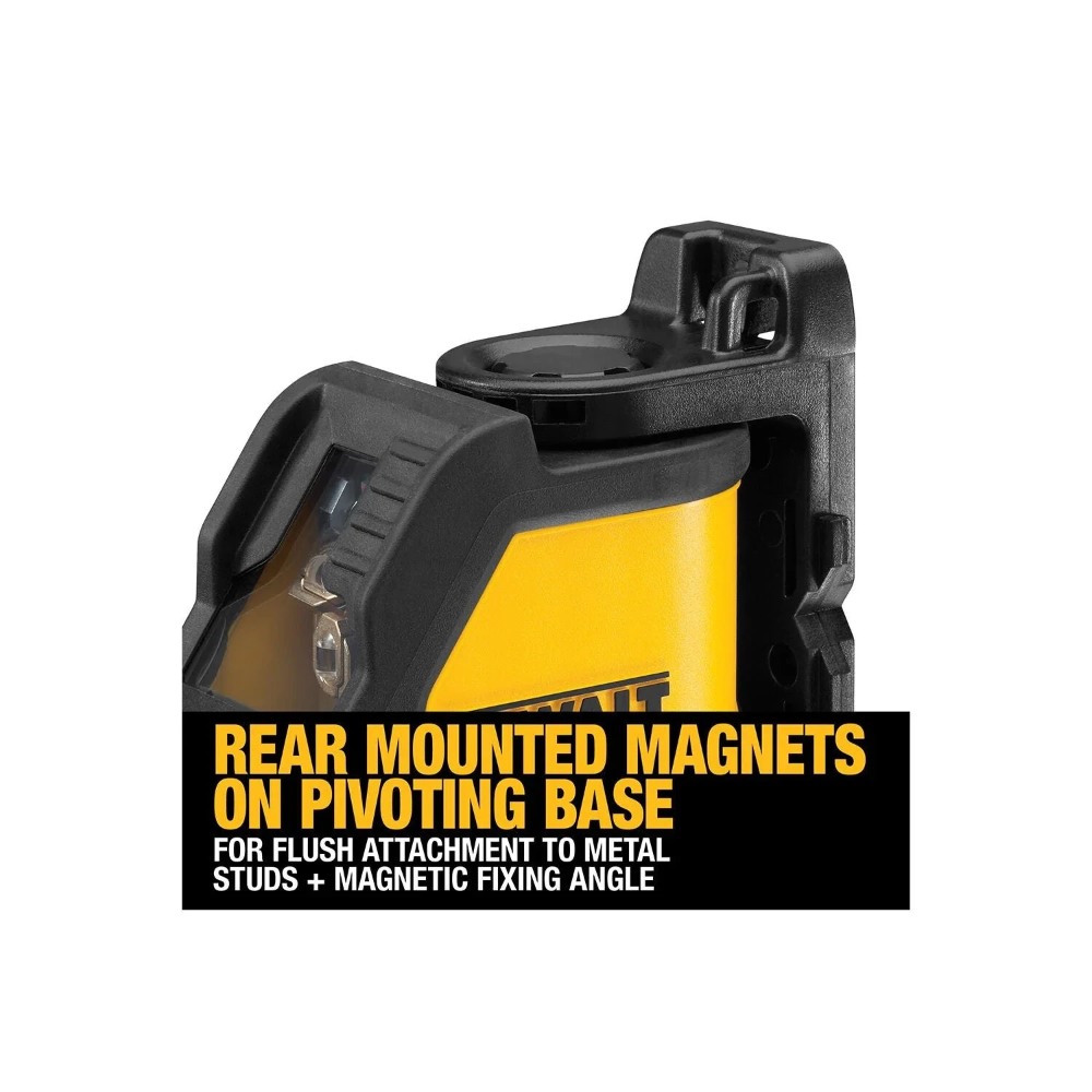 Miniatuur van DeWALT kruislijnlaser 2 stralen rood 15 meter AA met beugel (DW088K-XJ)