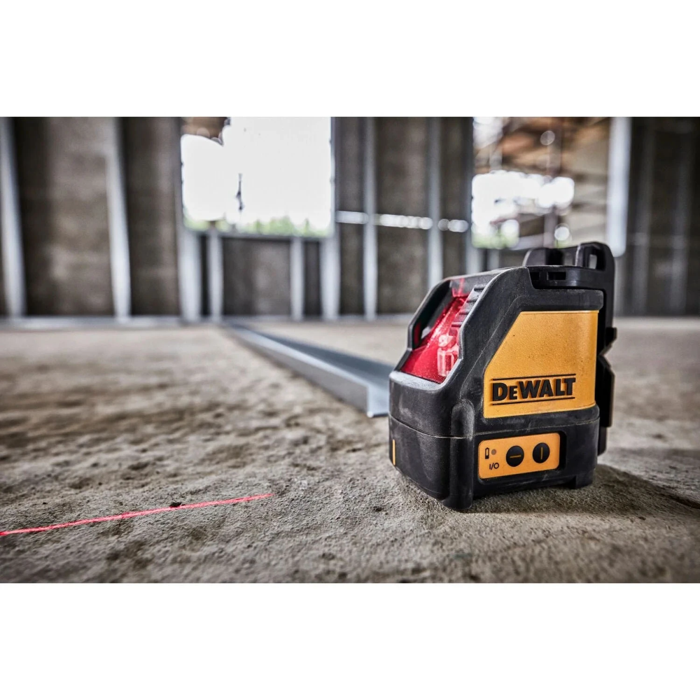 Miniatuur van DeWALT kruislijnlaser 2 stralen rood 15 meter AA met beugel (DW088K-XJ)