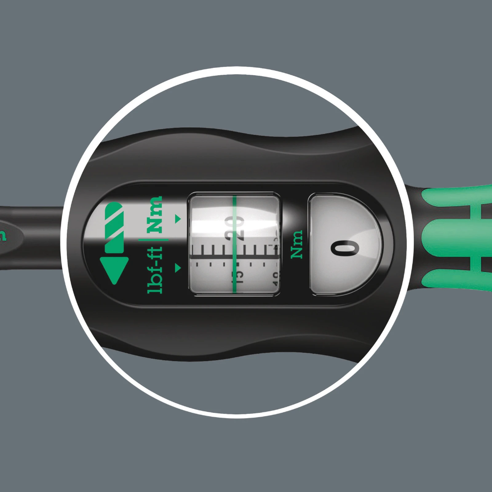 Miniatuur van Wera draaimomentsleutel click-torque C2 met omschakelratel instelbaar 1/2" 20-100Nm (05075621001)
