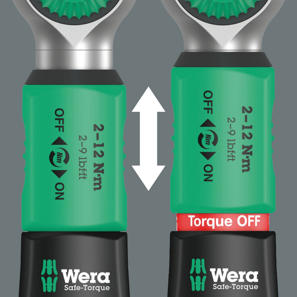 Miniatuur van Wera draaimomentsleutel safe-torque A1 1/4" 2-12Nm (05075800001)