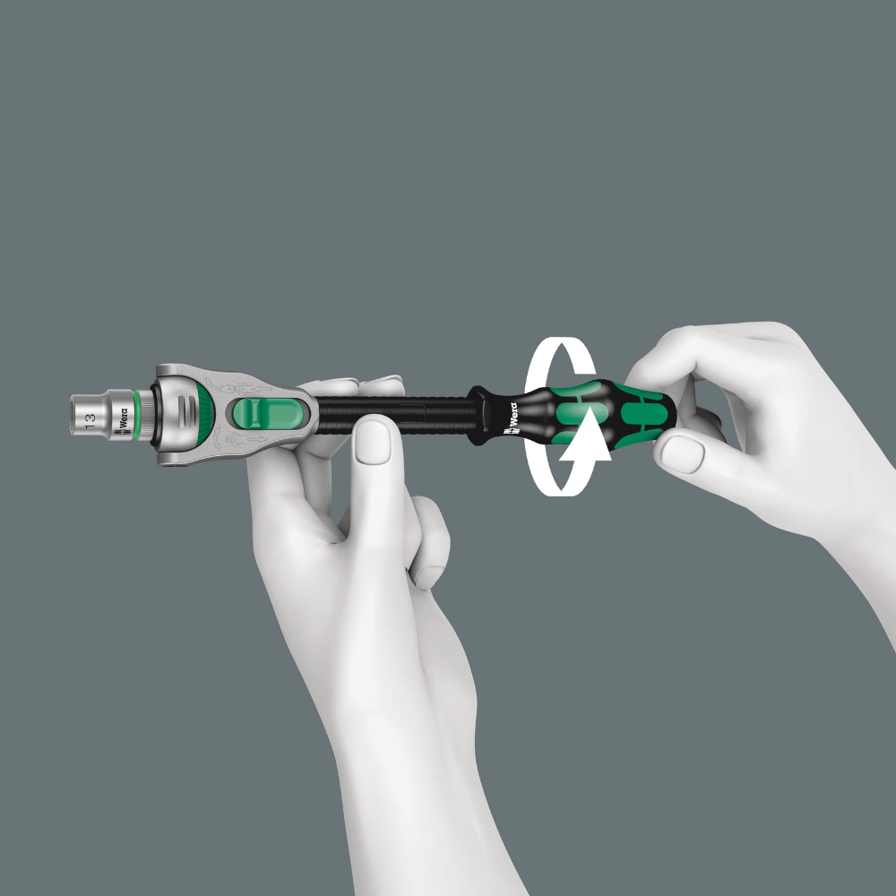 Miniatuur van Wera dopsleutelset 8100 SB All-in zyklop speed-ratelset, 3/8" - 35‑delig (05003536001)