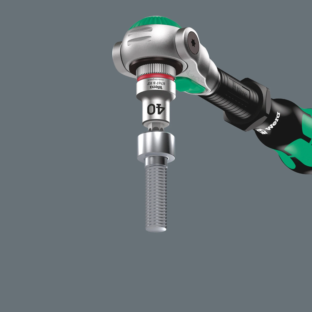Miniatuur van Wera dopsleutelset metrisch 8100 SA all-in zyklop speed-ratelset 1/4" met vasthoudfunctie - 42‑delig (05003755001)
