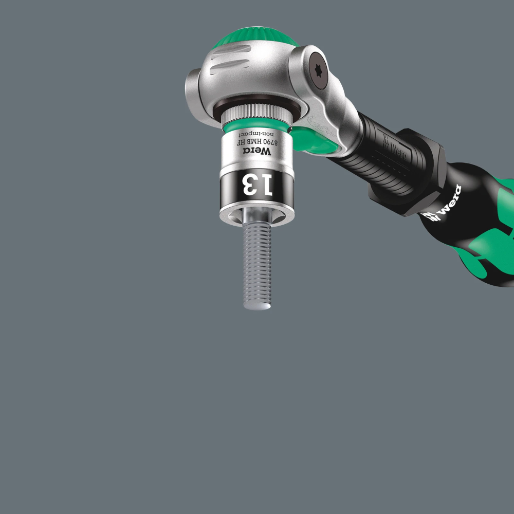 Miniatuur van Wera dopsleutelset metrisch 8100 SA all-in zyklop speed-ratelset 1/4" met vasthoudfunctie - 42‑delig (05003755001)