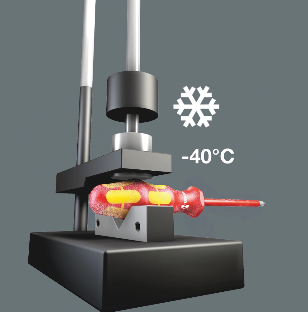 Miniatuur van Wera schroevendraaier geïsoleerde schroevendraaier Kraftform SL 1.0x5.5 223/125mm Sleuf VDE (05006442001)