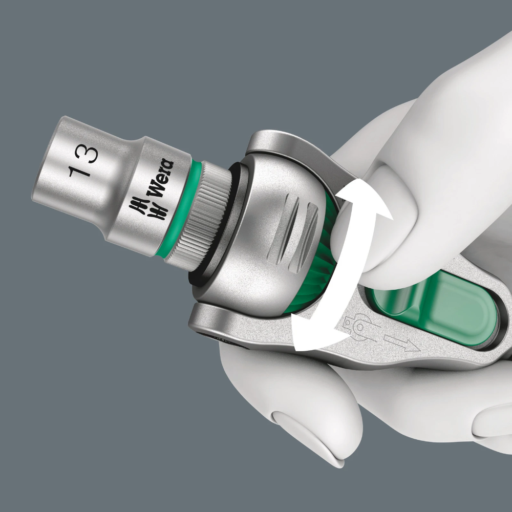 Miniatuur van Wera dopsleutelset Kraftform kompakt Zyklop speed - 26‑delig (05051045001)