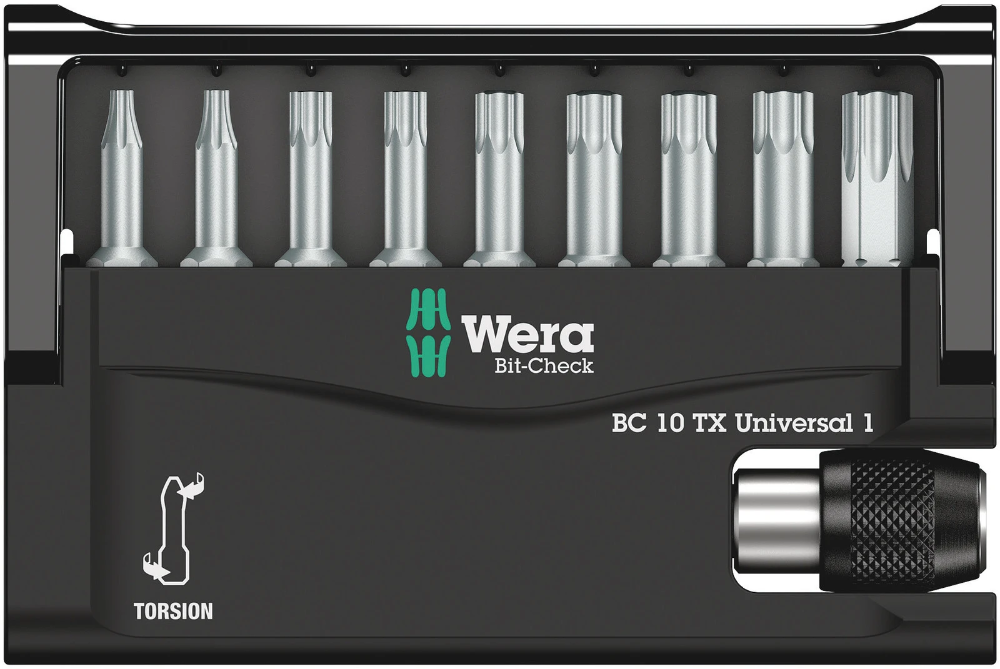 Miniatuur van Wera bitset bit-check 10 TX Universeel 1 - 10‑delig (05056164001)