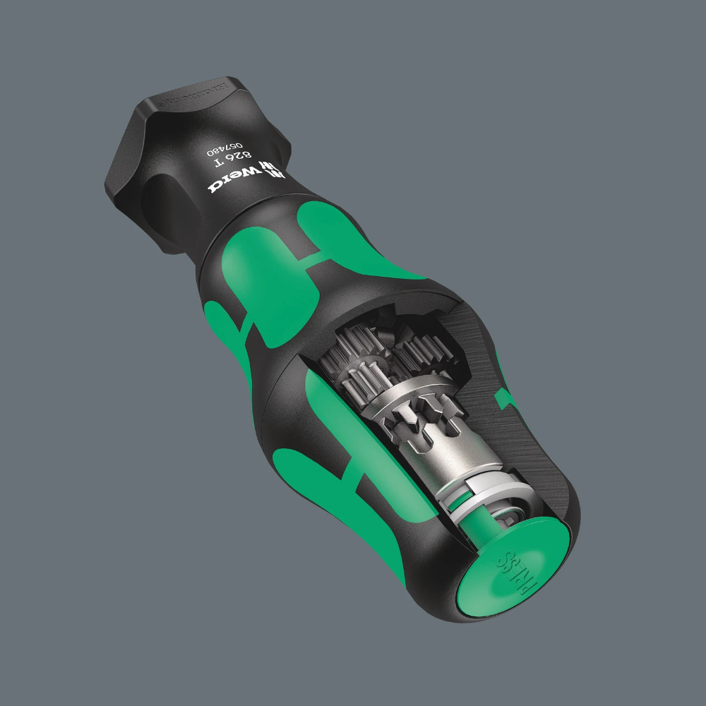 Miniatuur van Wera schroevendraaier kraftform turbo bit-handhouder met rapidaptor snelwisselfunctie (05057480001)