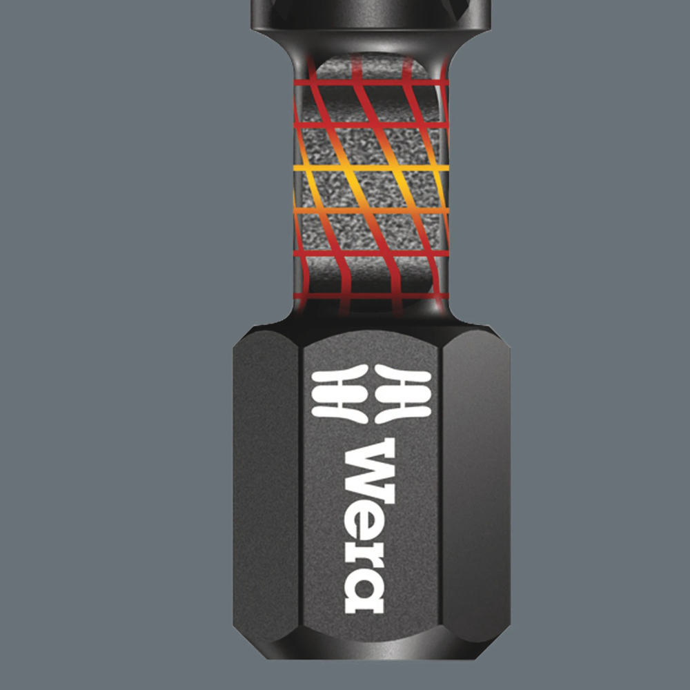 Miniatuur van Wera bit impact pozidrive PZ1 25mm 1/4" - set van 10 stuks (05057620001)